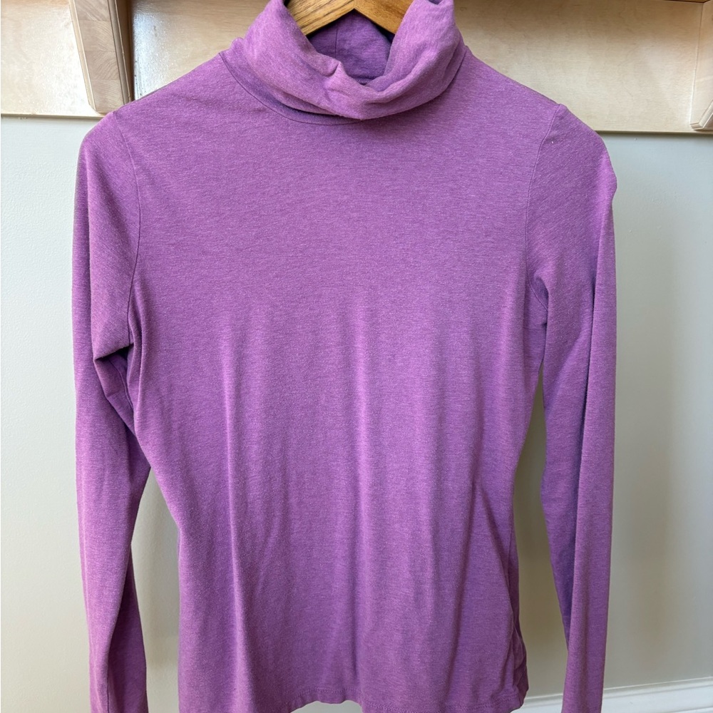 Lands' End Vibrant Purple Top